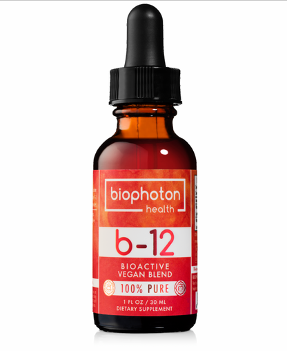 Biophoton Health Liposomal Vitamin B12 Liquid Supplement - Bioactive Methyl Blend (1 Fl Oz)