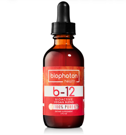 Biophoton Health Liposomal Vitamin B12 Liquid Supplement - Bioactive Methyl Blend (2 Fl Oz)